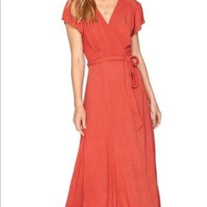 Amuse Society red wrap dress